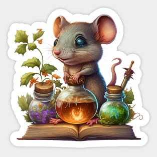 Hocus Pocus Magical Mouse Sticker